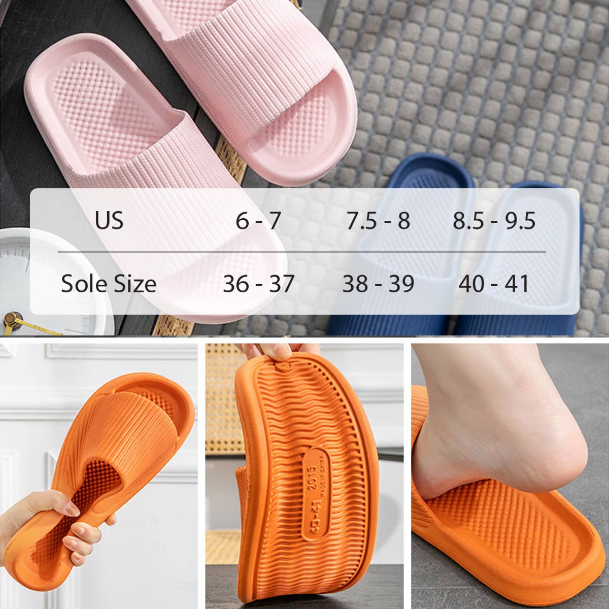 Suzie Q USA - Vente Chaussons – femme - Chaussons antidérapants pour intérieur et extérieur3