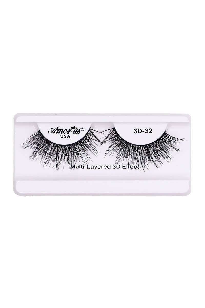 PINEAPPLE Beauty - Wholesale False/Fake Eyelashes - AMORUS Silk Mink Eyelashes 3D-32 - 12pcs2