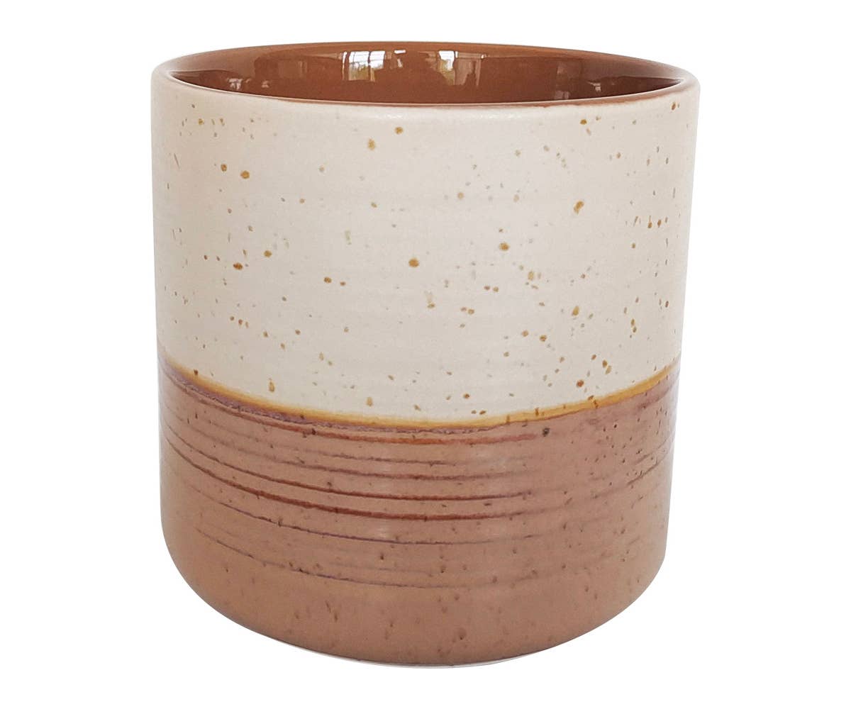 Blue Sky Clayworks - Wholesale Plant Pot - Carmel Fall Planter 5" , 5"/6.5" Nested with 76172