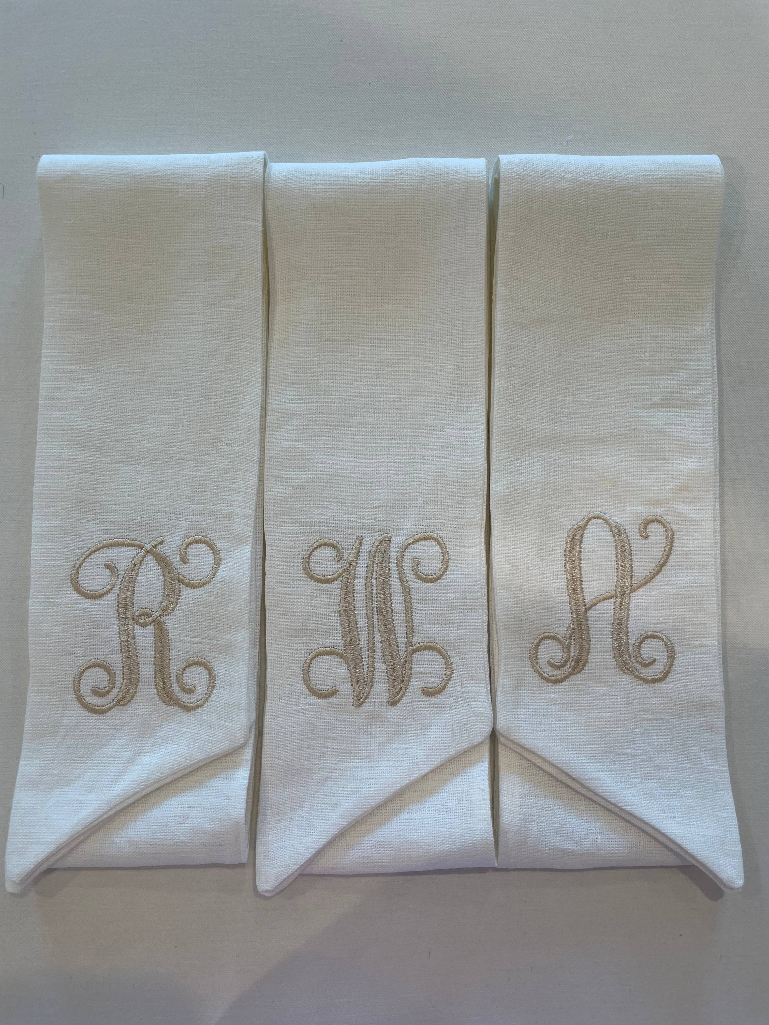 Morgan Sartain Home - Wholesale Door Hanger - Ivory Linen Wreath Sash2