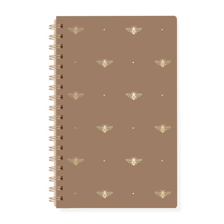 MEM CLASSIC BEE SIGNATURE SPIRAL JOURNAL for wholesale by Fringe Studio