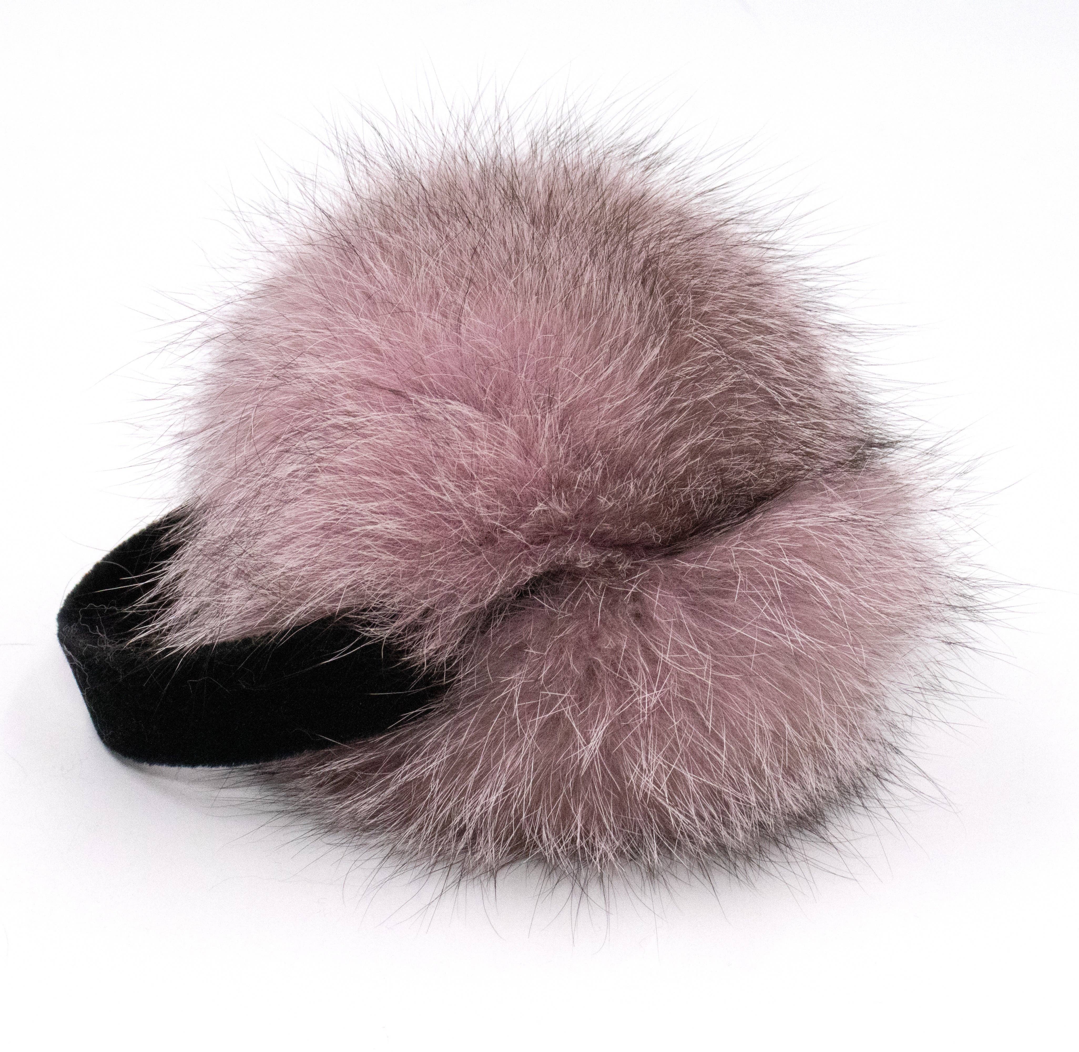 Surell - Wholesale Earwarmers/Ear Muffs - Women's - Fox Fur Earmuff with Velvet Band2