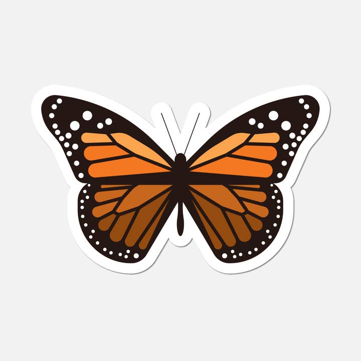 Monarch Butterfly Sticker for wholesale by Footnotes
