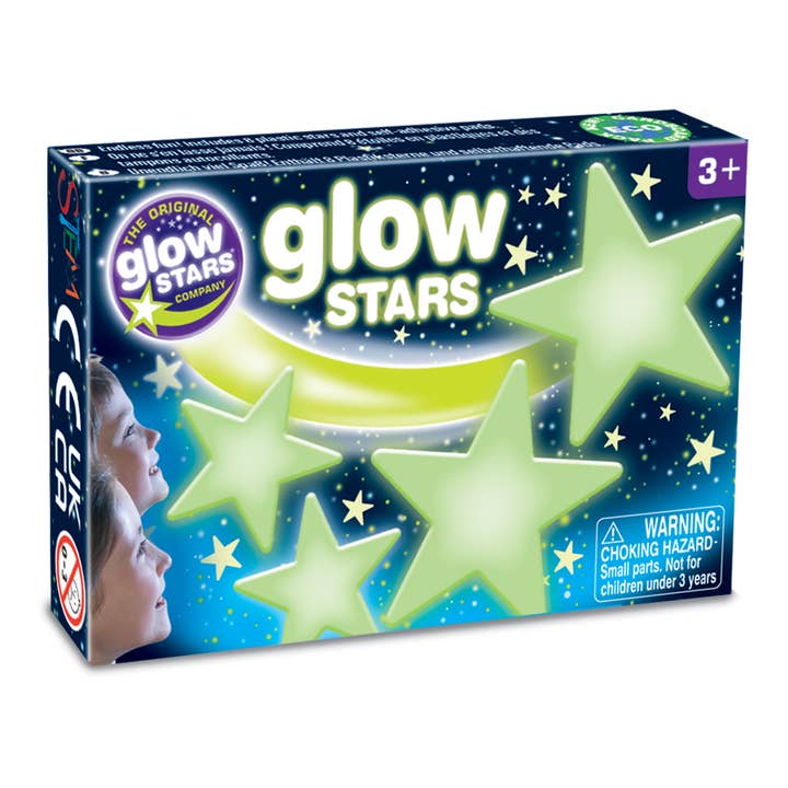 Brainstorm - Wholesale Light-Up Toy - Kids & Baby - Glow Stars 24 Piece CDU1