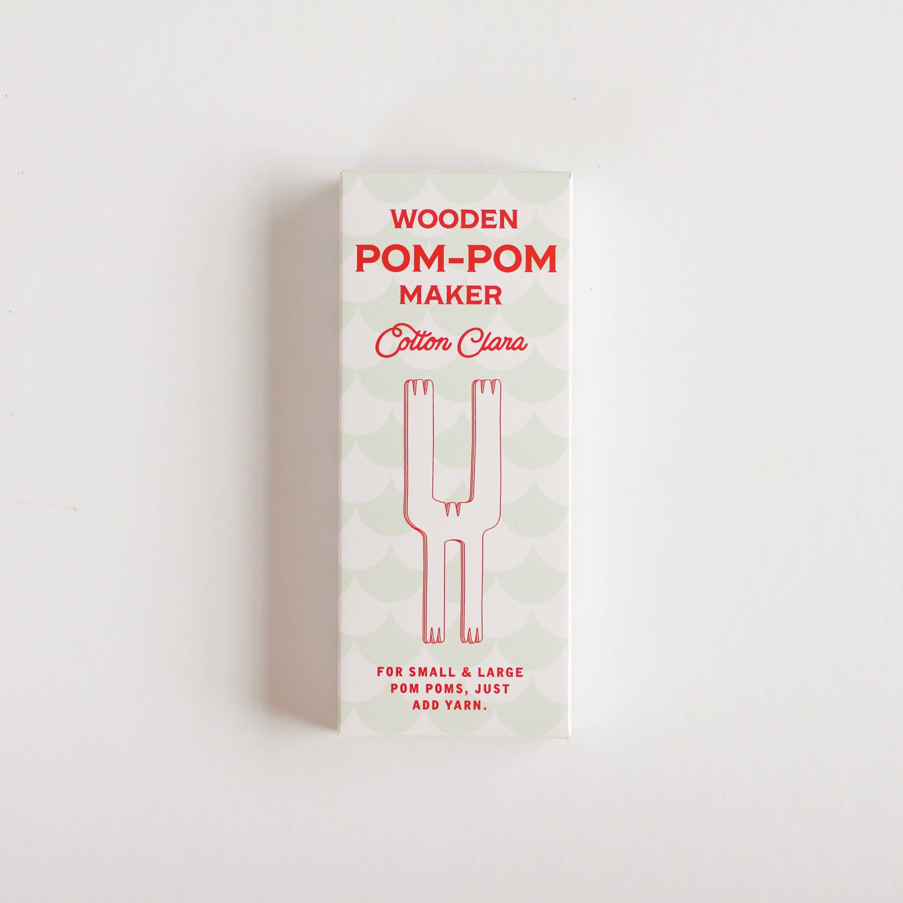 Cotton Clara Craft Kits & Supplies – wholesale Craft supplies – 🎀 Wooden Pom Pom Maker2