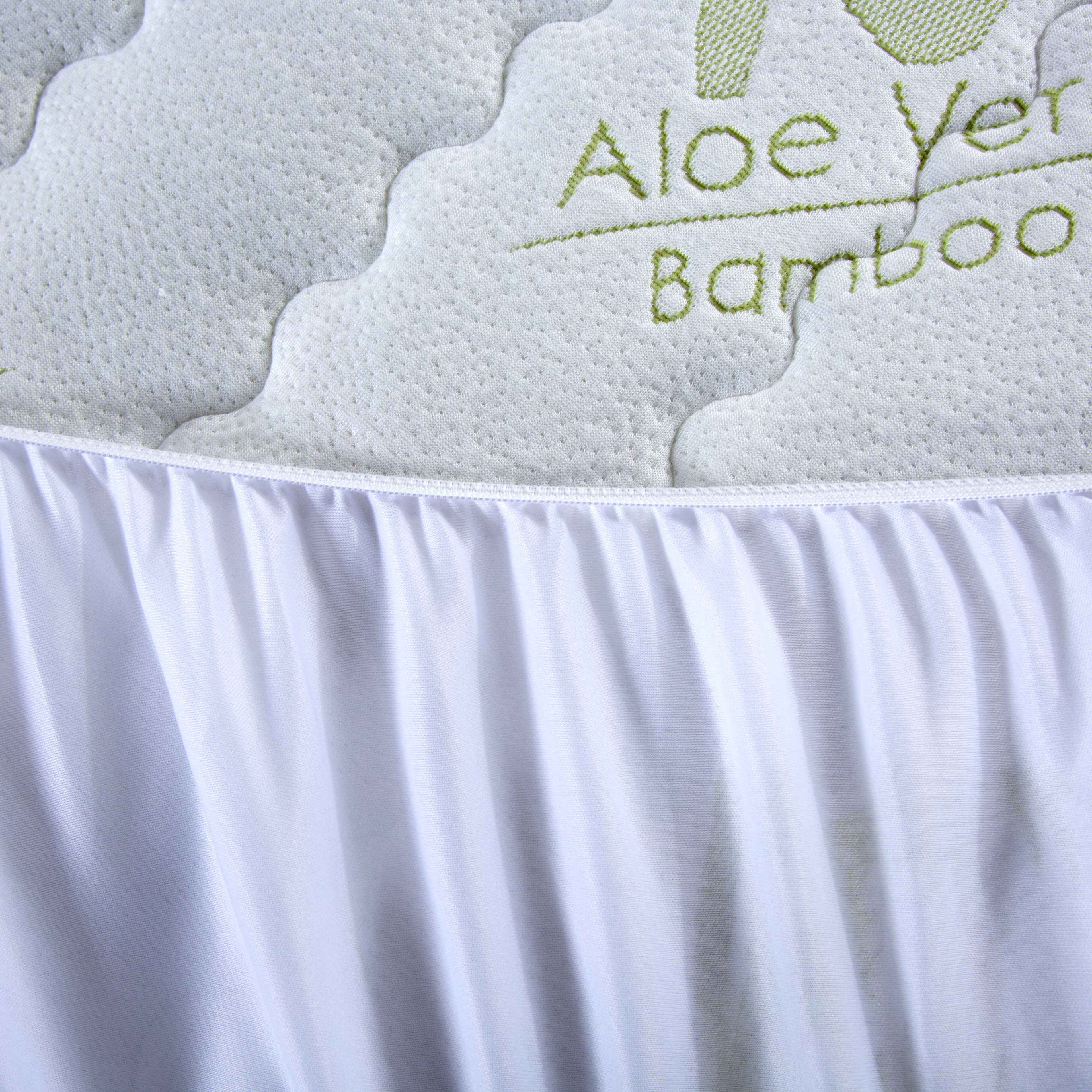 Bed Bath Fashions - Wholesale Mattress Pad/Protector - Bamboo Aloe Vera Hypoallergenic Mattress Pad2