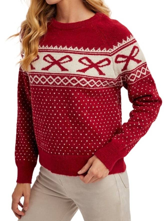 Maglione a Maglia per le Feste per la vendita all'ingrosso da parte di Vanilla Monkey