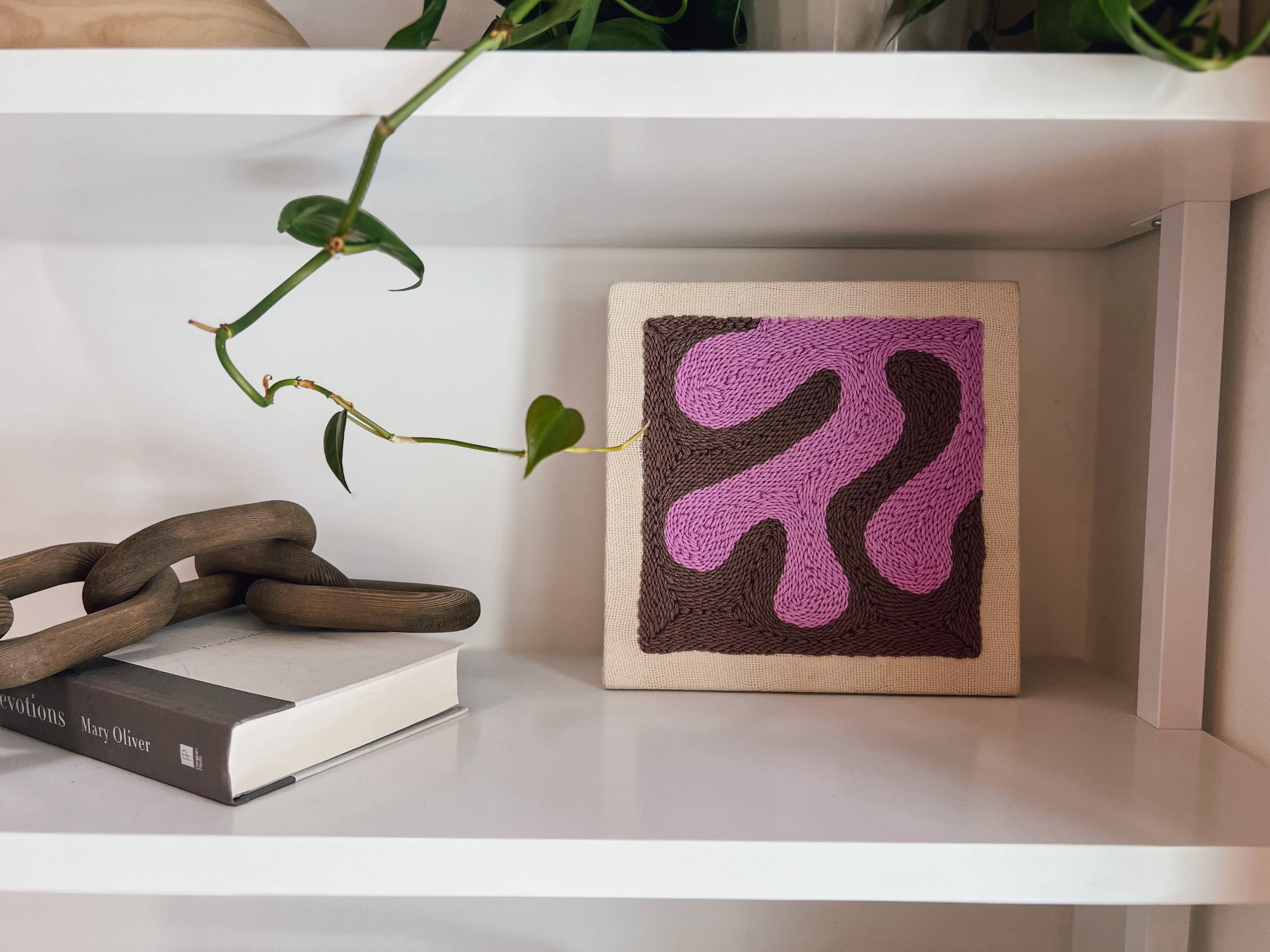 Both Hands Crafts - Wholesale DIY Craft Kit - "Mind Meld" - Beginner Punch Needle Kit - Wall Art1