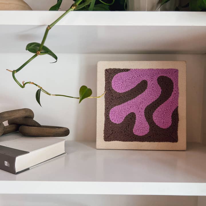 Both Hands Crafts - Wholesale DIY Craft Kit - "Mind Meld" - Beginner Punch Needle Kit - Wall Art1