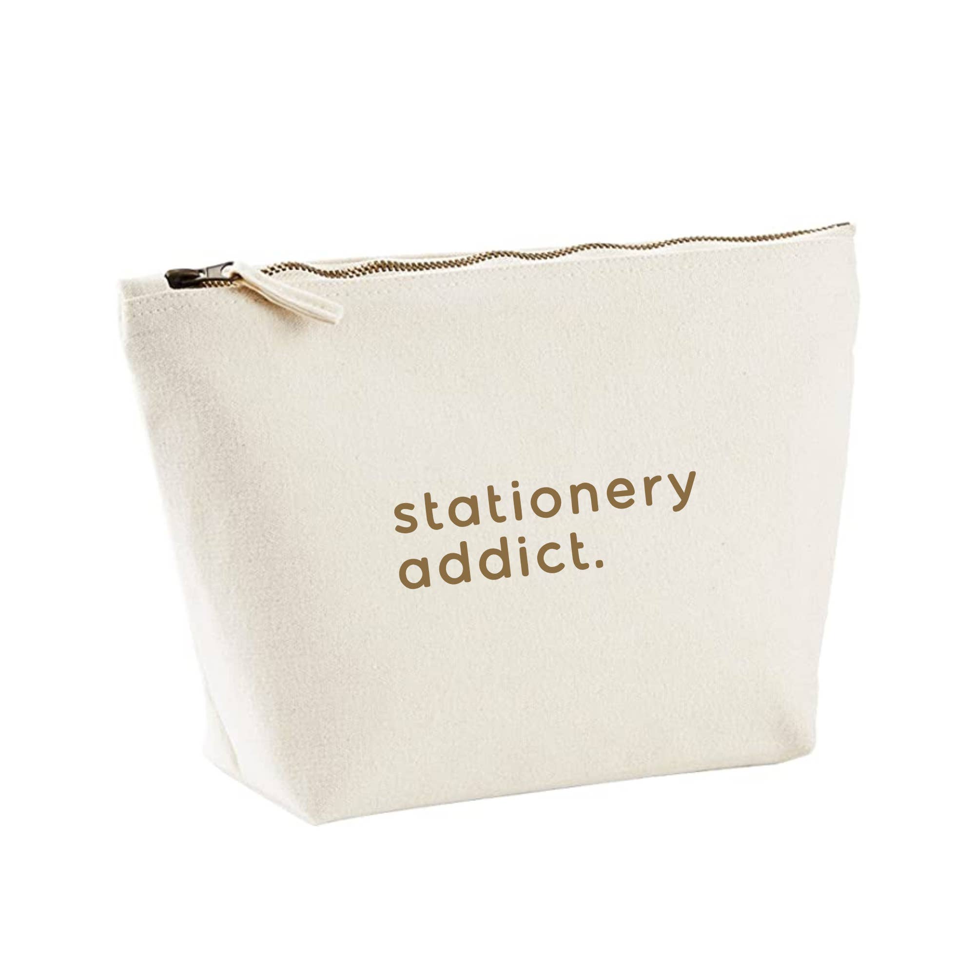 Word Up Creative - Wholesale Pencil Case/Pouch - Stationery addict zipped pouch organiser / pencil case bag5