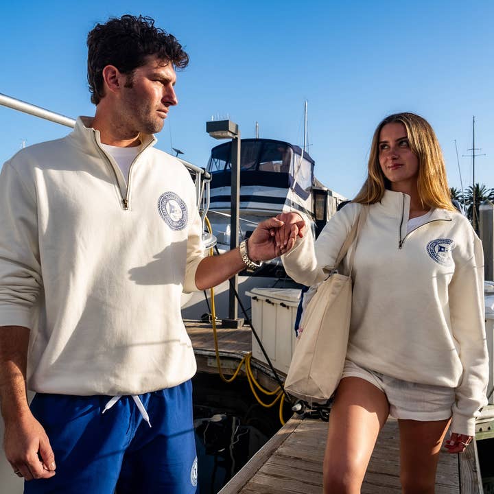 Unisex Palermo Quarter Zip for wholesale by Sant and Abel
