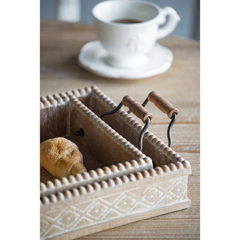 A&B Home Group Inc. - Wholesale Decorative Tray - S/2 Decorative Tray L:19.5x10x3.5" S:16x8.5x3"6