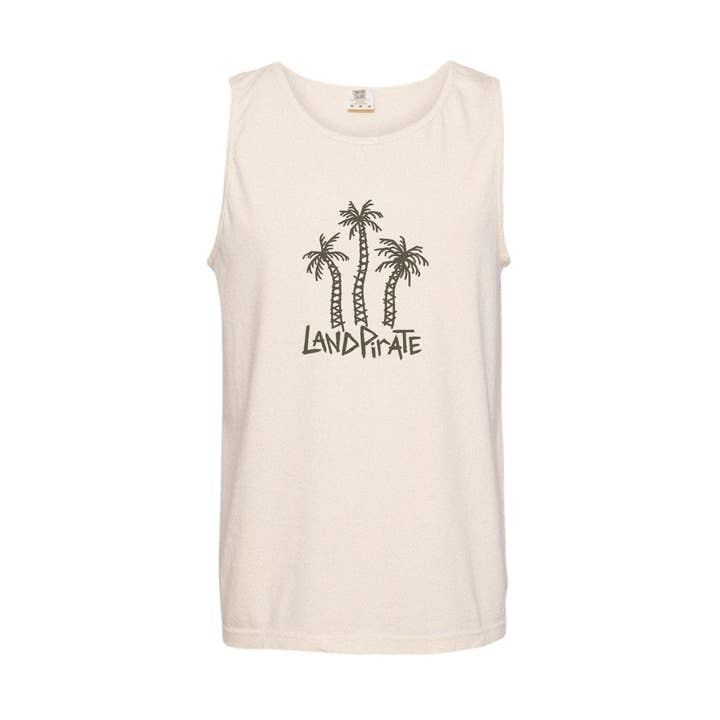 the 'Palm Daze' Tank Top for wholesale by Land Pirate
