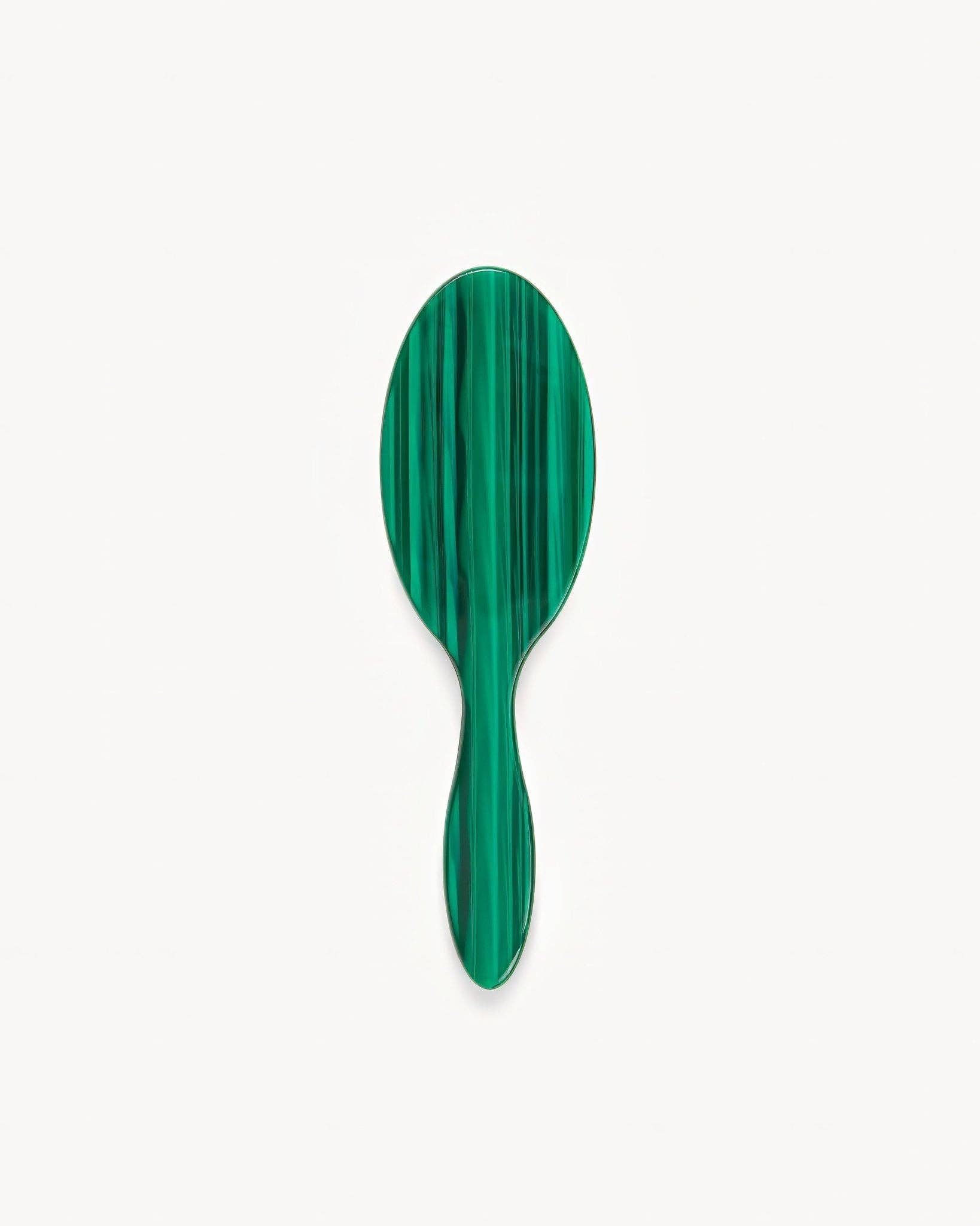 MACHETE - Wholesale Hair Brush/Comb - Petite Travel Hair Brush in Malachite2
