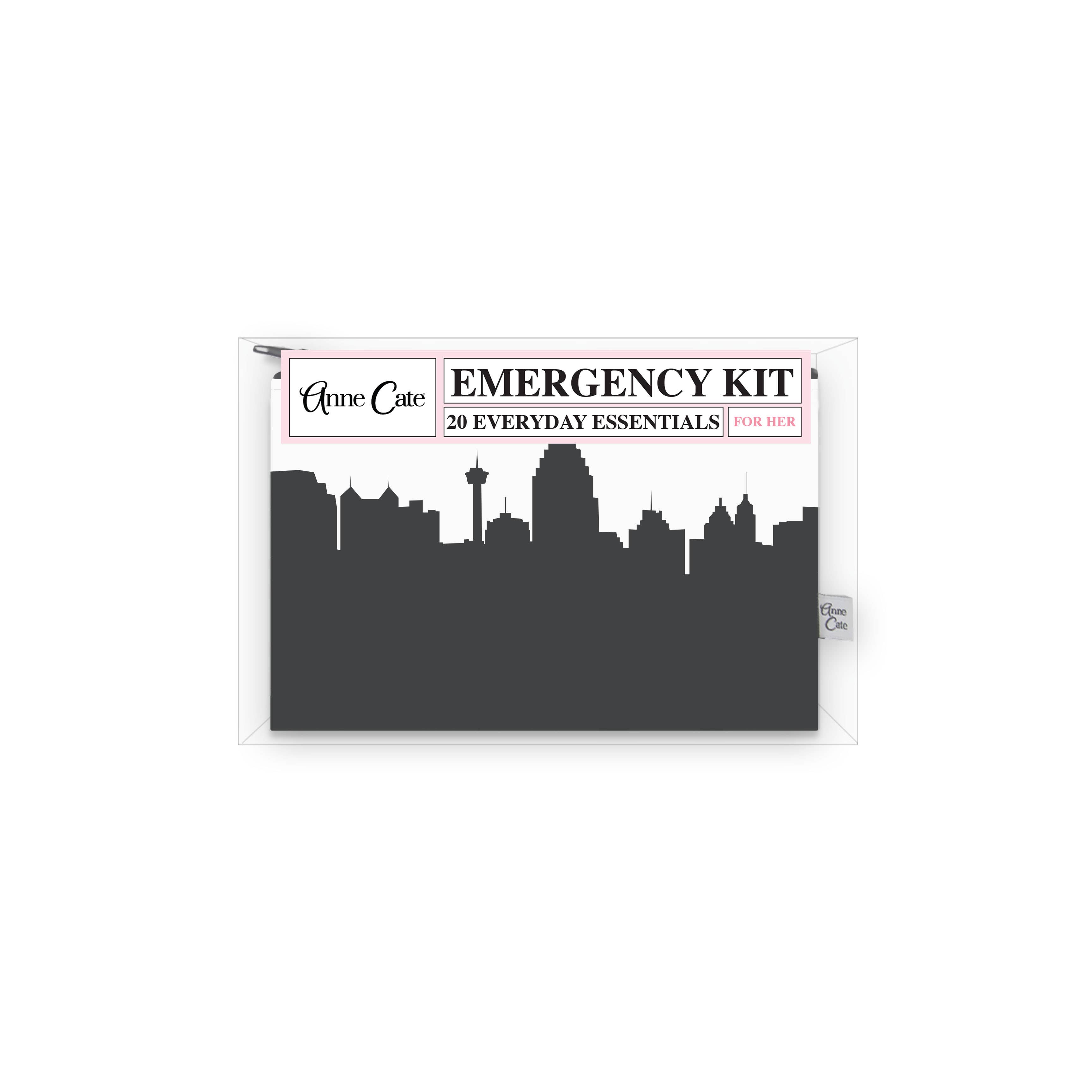 Anne Cate – wholesale Travel set – Skyline Mini Wallet Emergency Kit - For Her68
