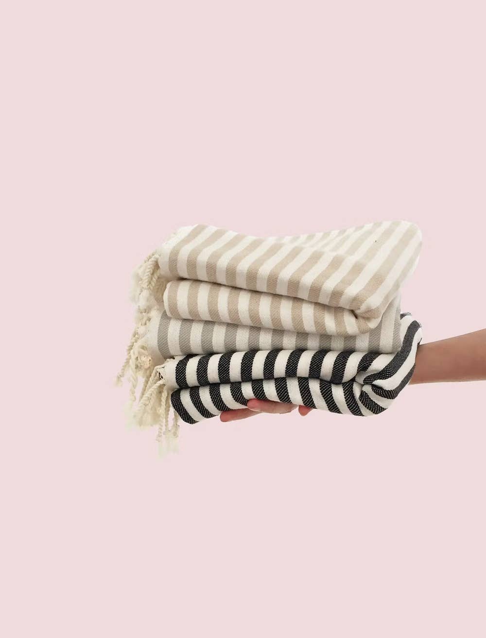 HELLO TURCO Turkish Towels - Wholesale Towel Set - 100 x Striped Towel Set 🥳 Bestseller5