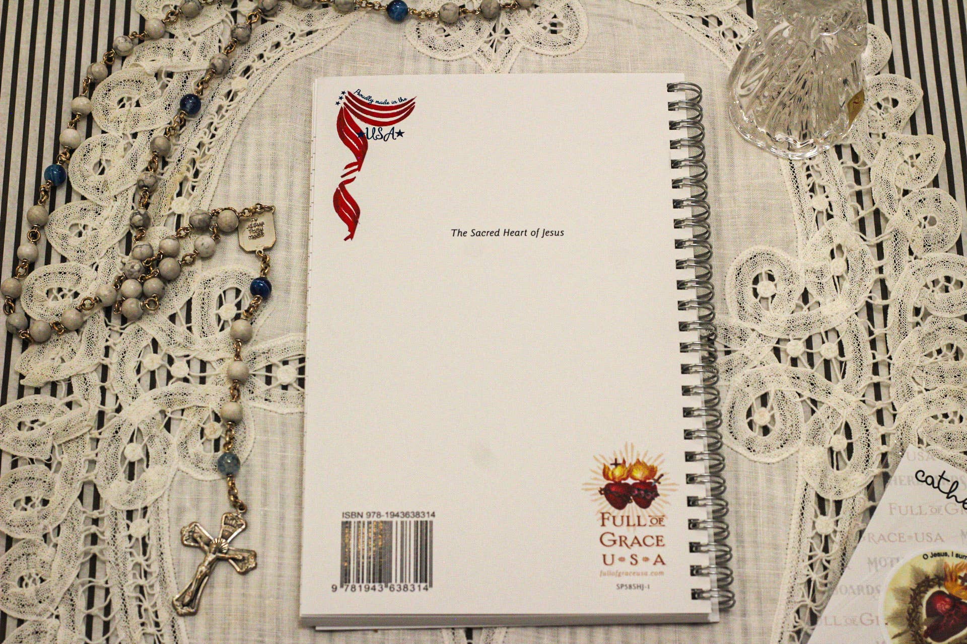 The Retro - a Full of Grace USA Company - Wholesale Journal/Diary - Sacred Heart of Jesus/Bouasse Journal9