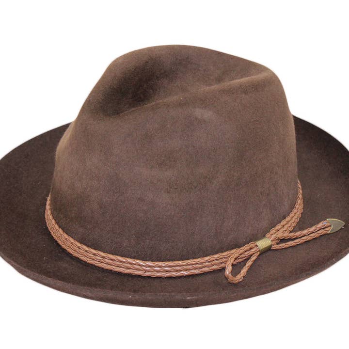 Jeanne Simmons Accessories - Wholesale Fedora - Unisex - Fedora 100% Wool Felt brushed 7898 Hat Winter