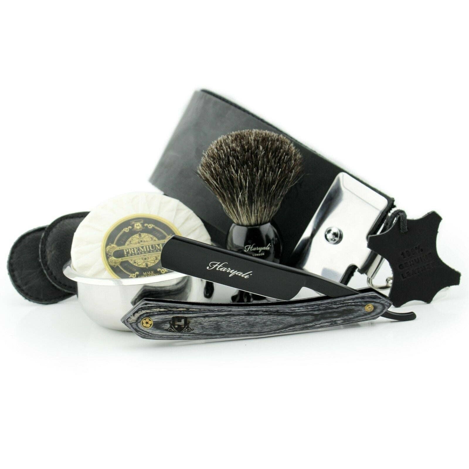 Haryali London - Wholesale Razor - Men's - Haryali's Straight Razor Kit - Black Wood Color0