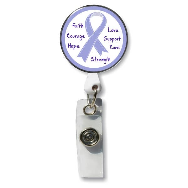 Porta badge in nastro azzurro in metallo con foto per la vendita all'ingrosso da parte di Smart Charms