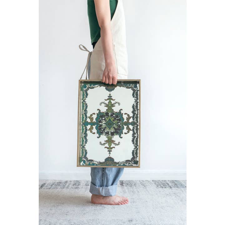 A&B Home Group Inc. - Wholesale Decorative Tray - 18x13x2" Opulent Baroque Mirror Tray1