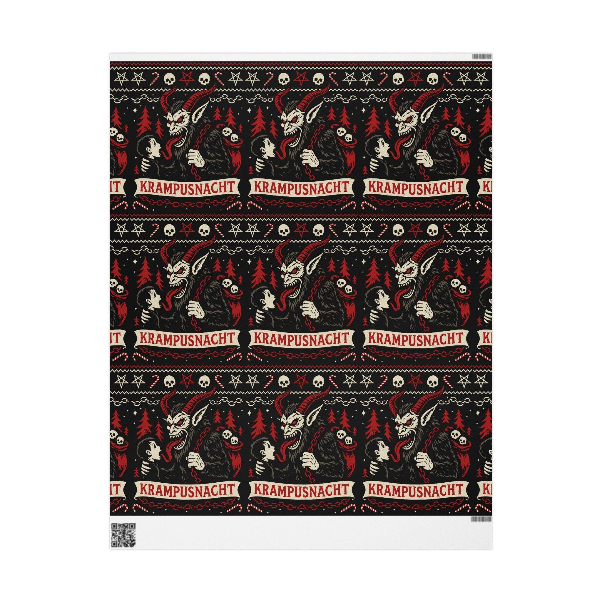 Goth Cloth Co. - Vendita all'ingrosso Carta da regalo in fogli - Carta da regalo Krampusnacht0