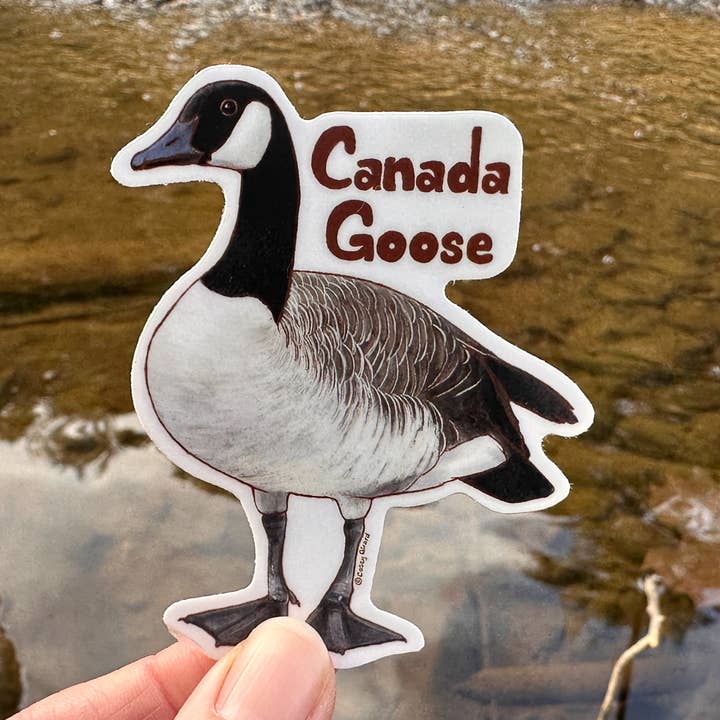 Canada Goose - Autocollant en vinyle pour la vente par River Thrush Studio