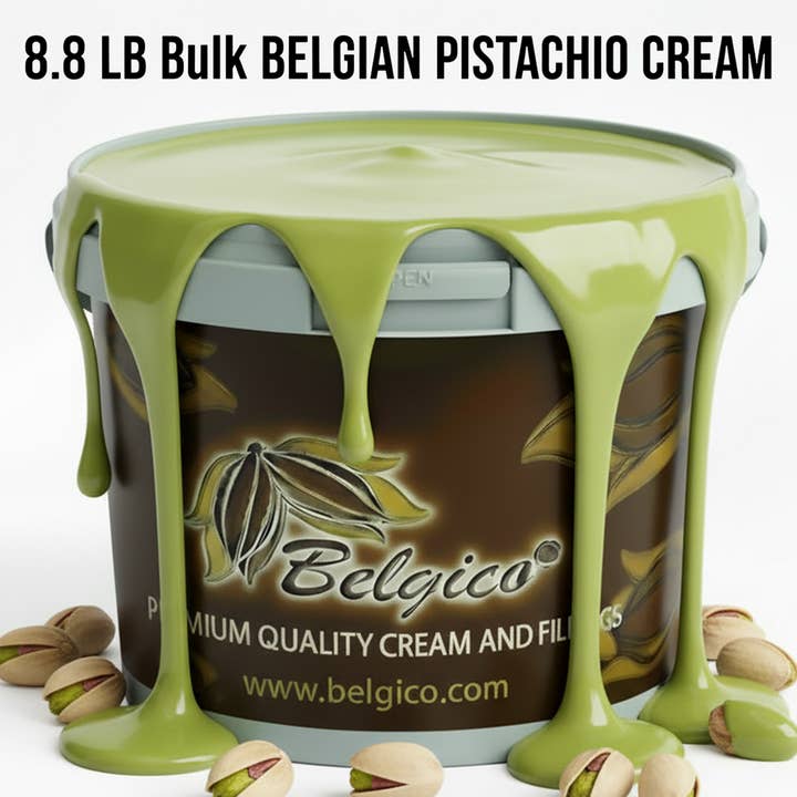 Belgiсo® premium pistachenotenpasta – 4 kg voor wholesale door Belgico US