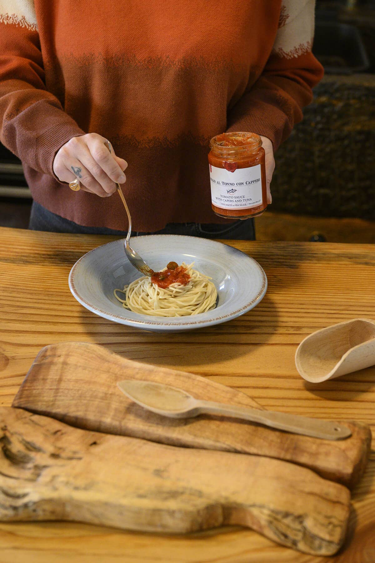 Frantoi Cutrera - Wholesale Pasta Sauce - Tuna sauce with capers - Secrets of Sicily1