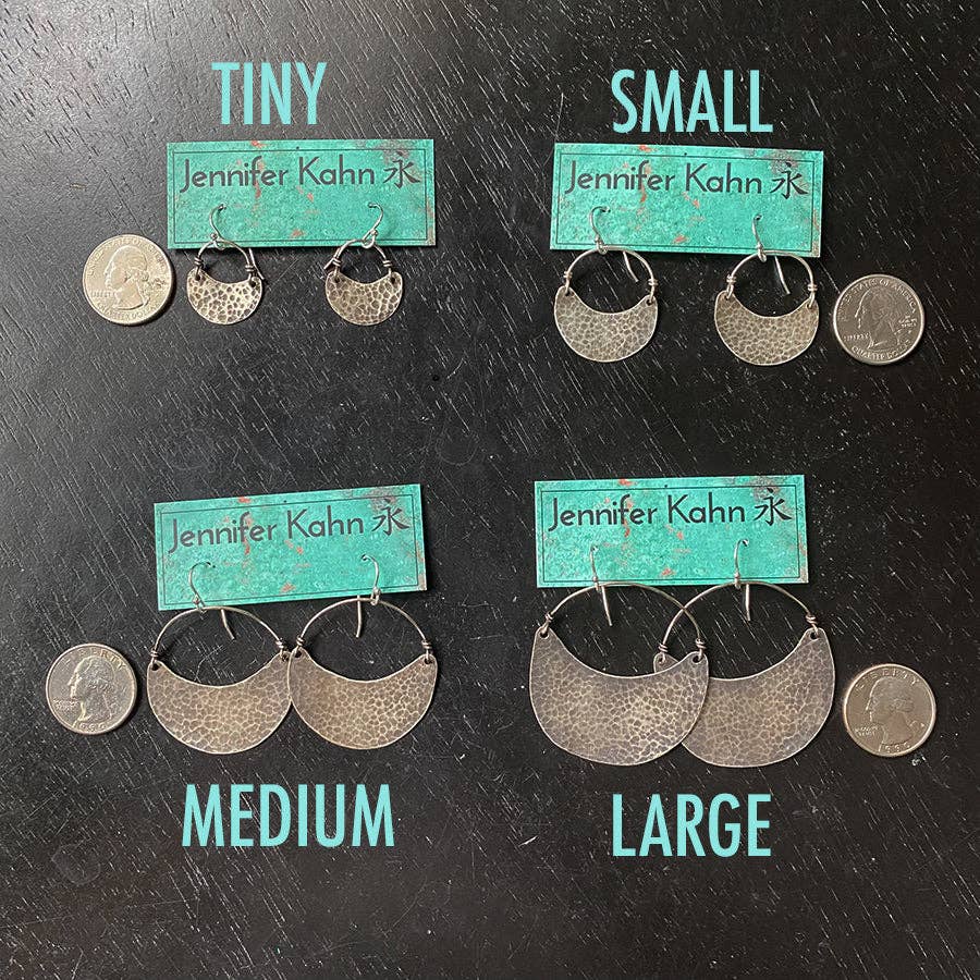 Jennifer Kahn Jewelry - Wholesale Dangle Earrings - Silver Crescent Earrings8