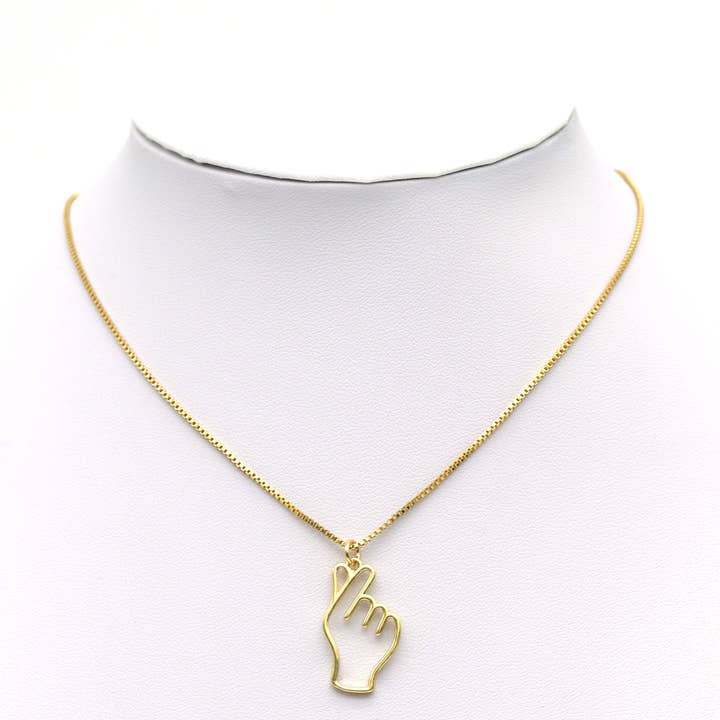 BestBeads&Beyond - Wholesale Individual Charm/Pendant - Love You Hand Gesture Charm, Sku#F1465