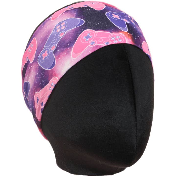 Galaxy Gamer Stretch Headband for wholesale by The Sassy Olive Handmade Headbands