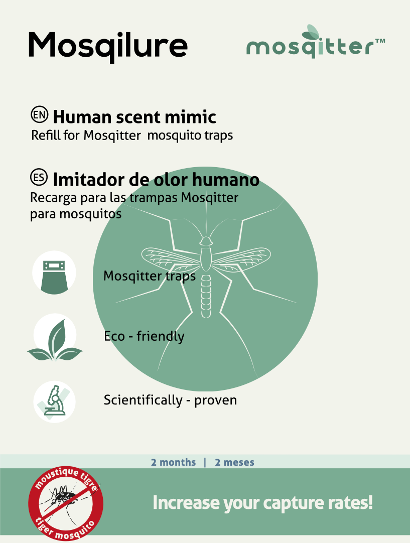 Mosqitter – Engroshandel Insektsbekæmpelsesmiddel – Mosqilure lokkemiddel til Grand - 1 måned1
