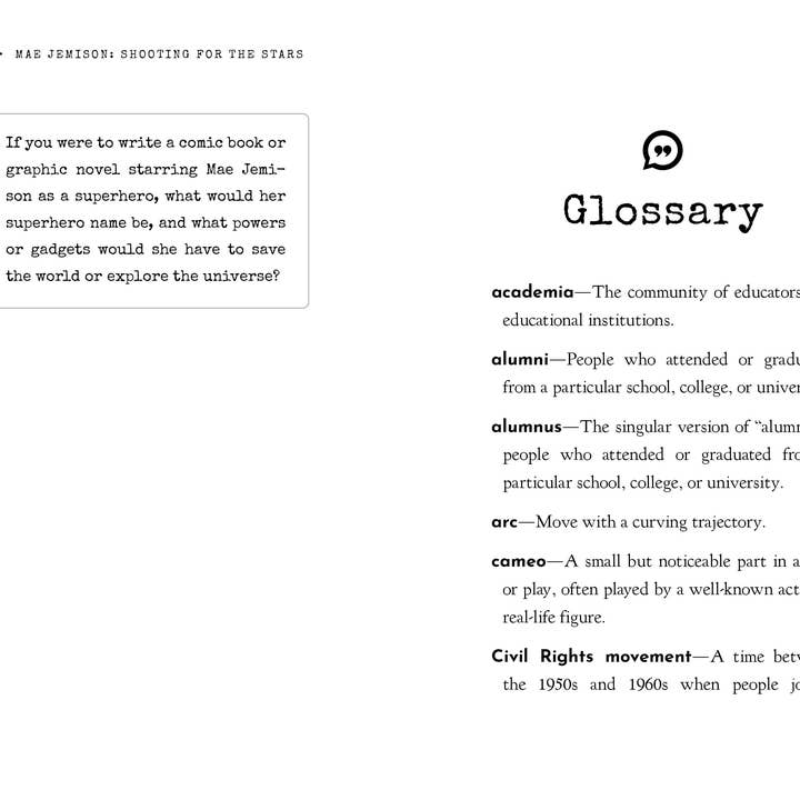 Bushel & Peck Books - Wholesale Biografie en memoires - Black History Heroes: Mae Jemison12