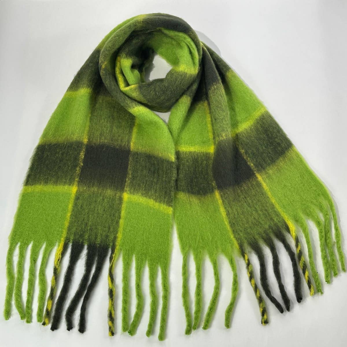 NINEXIS - Wholesale Scarf - Women's - CWASC1578_WINTER PLAID THICKENED WARM SCARF SHAWL13