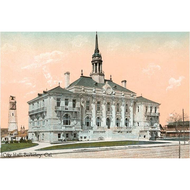 Postcard BA-103 City Hall, Berkeley, California for wholesale by Found Image Press