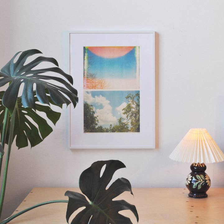 Sunroom - Wholesale Art Print - Sky Risograph Print