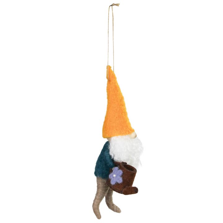 HomArt - Wholesale Ornament - Garden Gnome Ornaments, Felt - Set of 3