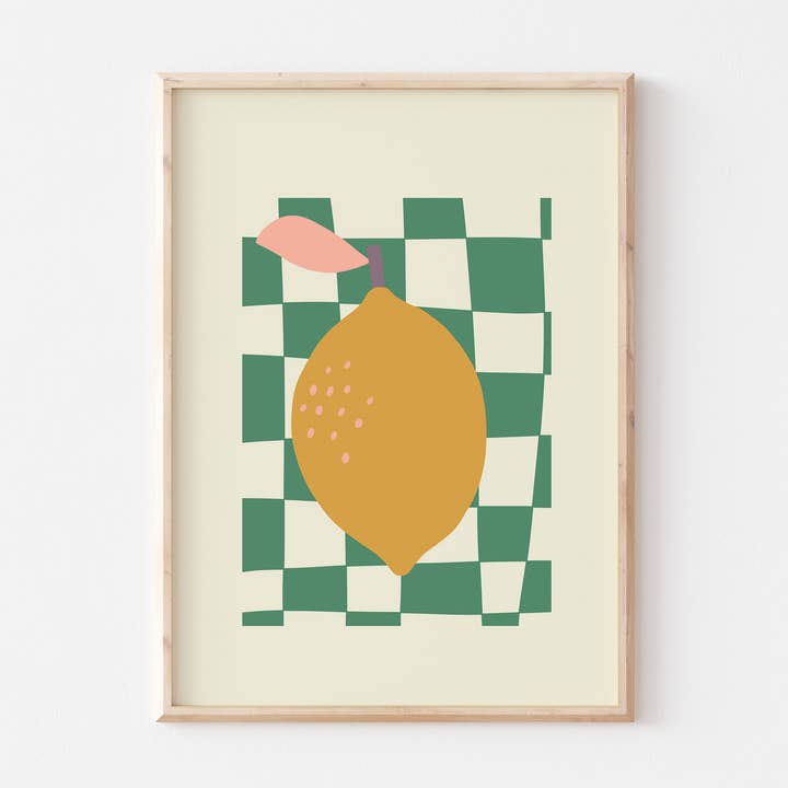 Lemon Print for wholesale by Edenwilde