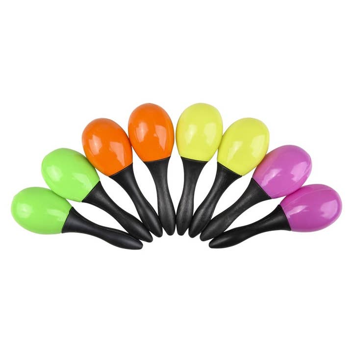 La Luna Bella - Toys - Wholesale Classic Toy - Kids - Two Tone Maraca 5.25in Asmt - LLB Toys