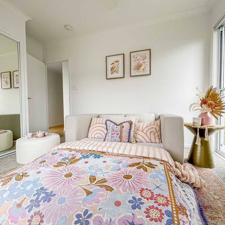 Sunni Scenes - Wholesale Area rug - Lavender - Picnic Beach Throw Rug - XL5