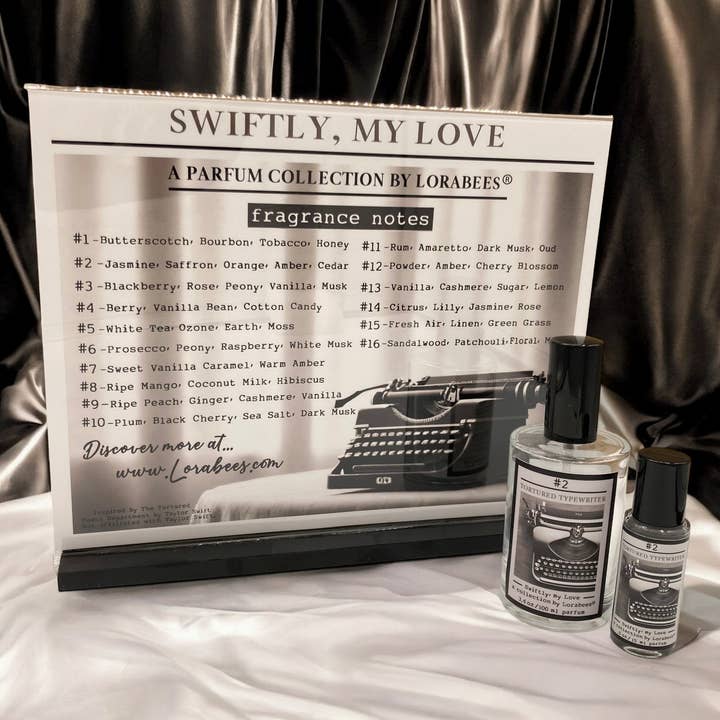 Lorabees - Wholesale Roll-On Fragrance - #2 Tortured Typewriter perfume roller Swiftly, My Love