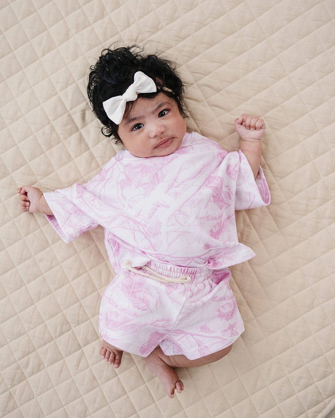 Lucky Panda Kids - Wholesale Top & Short Set - Kids - Shorts Set | Pink Camo5