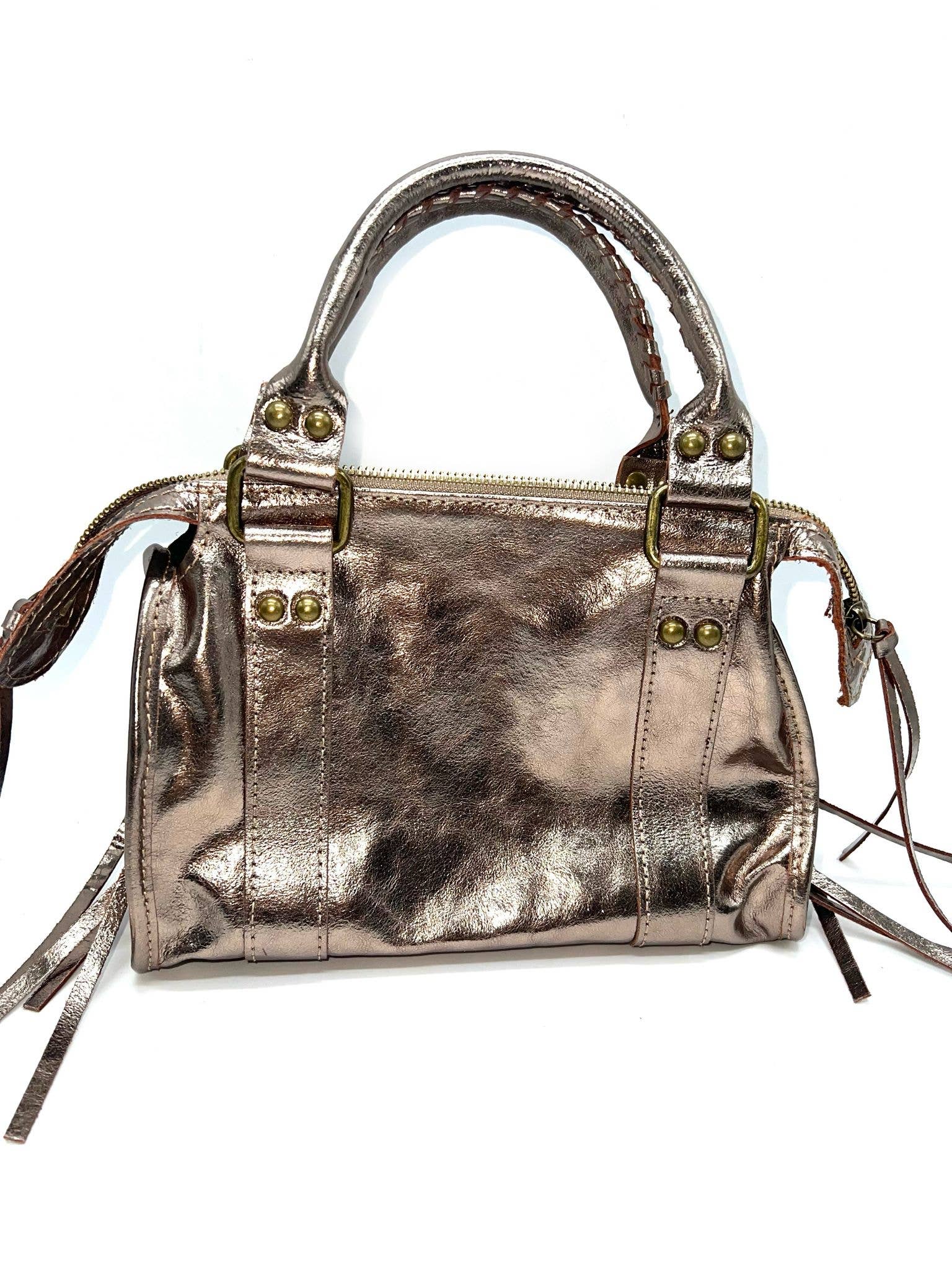 LINETA - Venta al por mayor Bolso con asas - Mujer - Bolso Boston de cuero de vaca - para llevar a mano y al hombro18