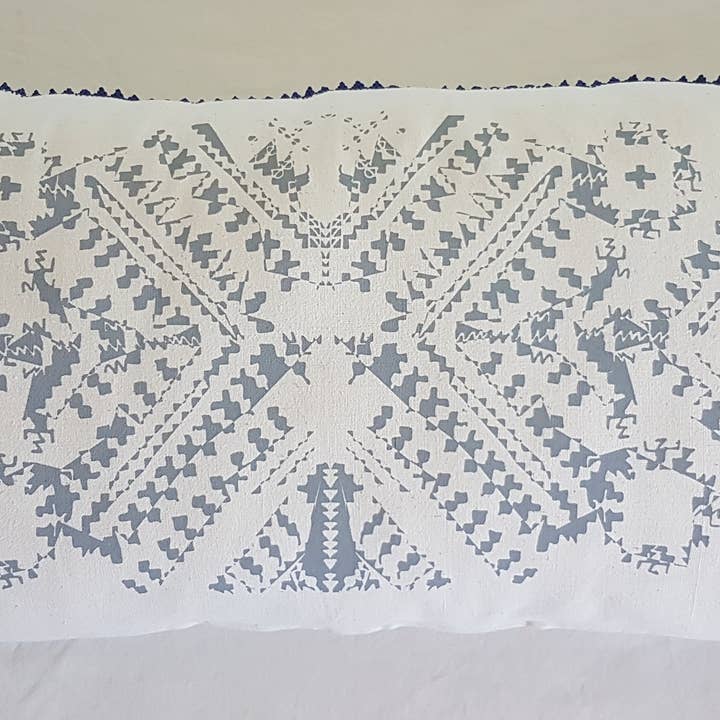 Cuscino grigio NEW BLOOM 90x40 cm per la vendita all'ingrosso da parte di Lalla De Moulati