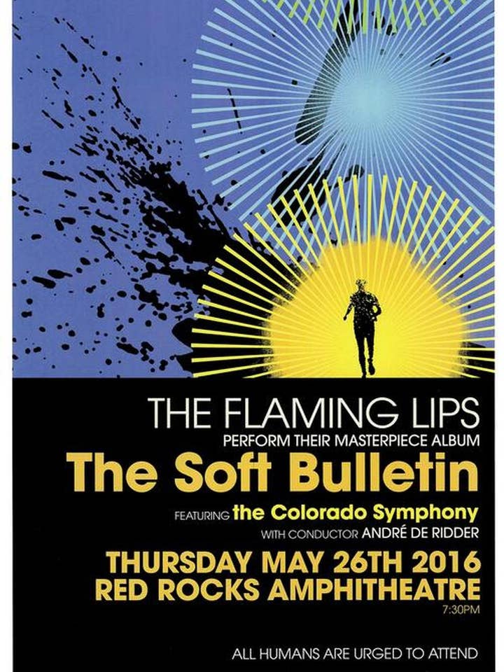 Flaming Lips Red Rocks 2016 for wholesale by PosterSource