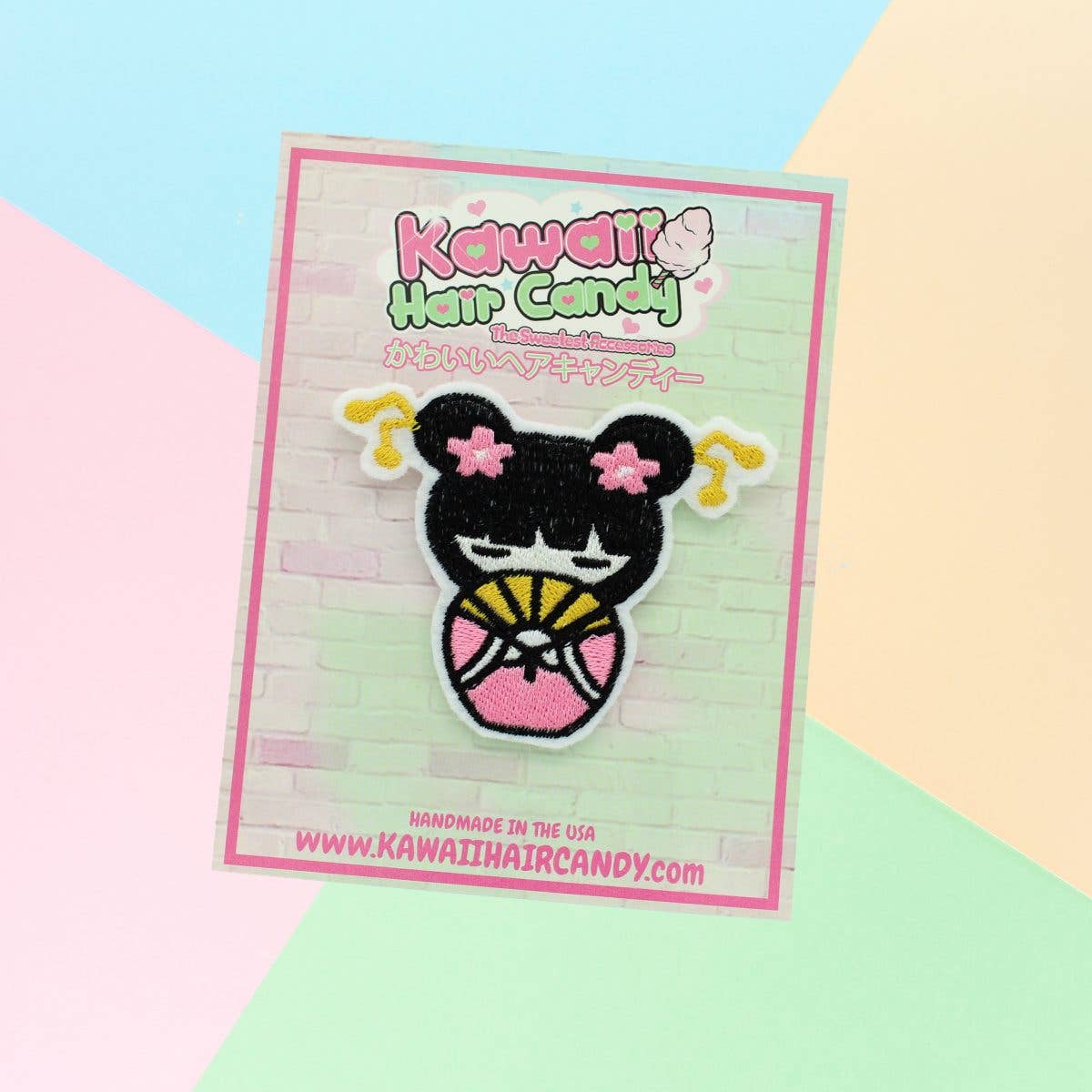 Kawaii Hair Candy - Wholesale Hair Clip - Women's - Kokeshi Doll Geisha Hair Clip1