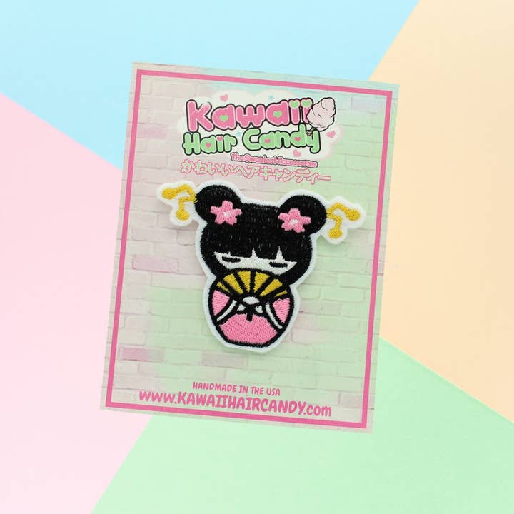 Kawaii Hair Candy - Wholesale Hair Clip - Women's - Kokeshi Doll Geisha Hair Clip1