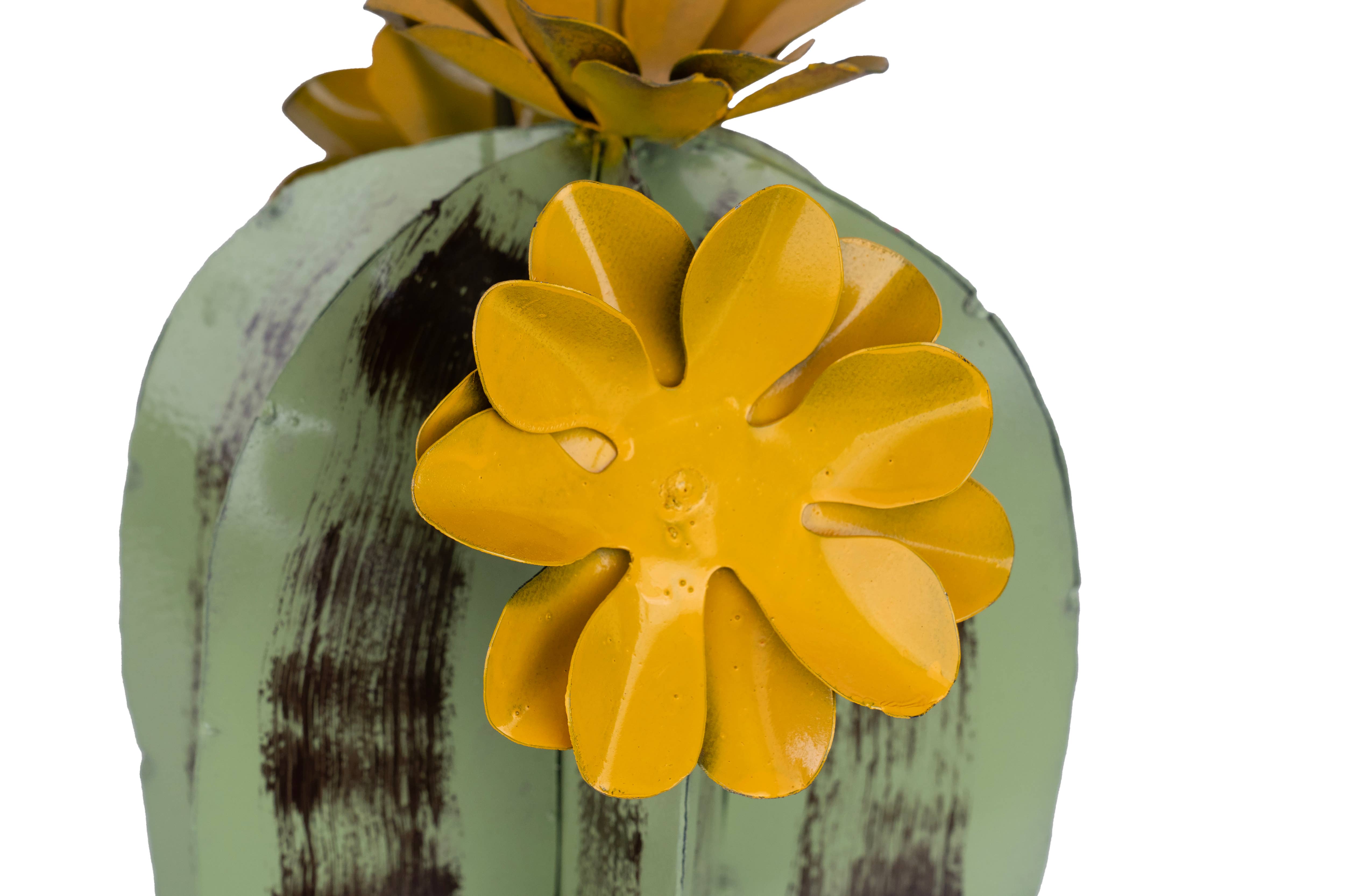 My Amigos Imports - Venta al por mayor Adornos/decoración de exteriores - Decoración Yuma Metal con diseño de cactus, jardín, desierto, tres tamaños, verde, en oferta10