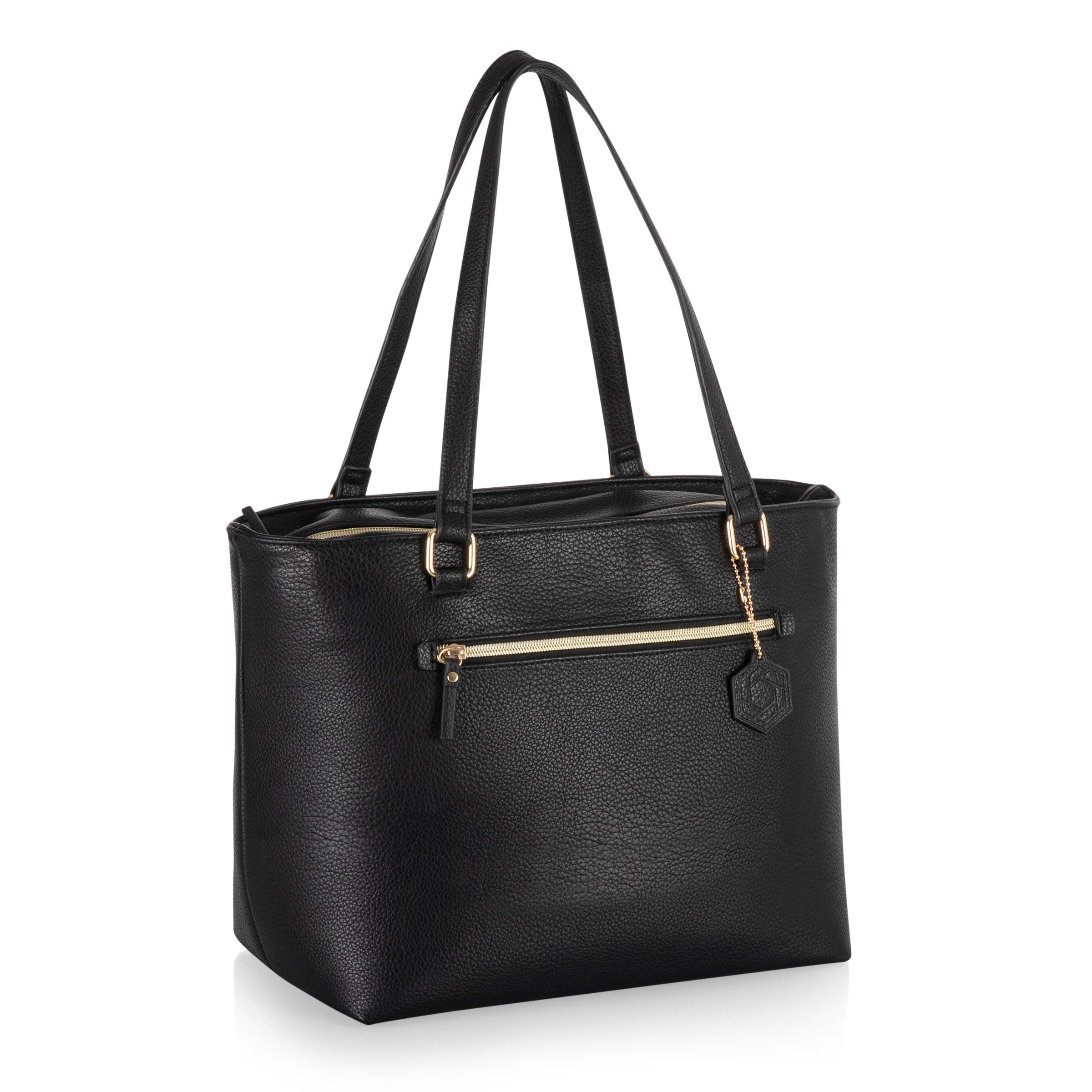 Black Uptown Cooler Tote Bag, (Black) for wholesale on Faire7